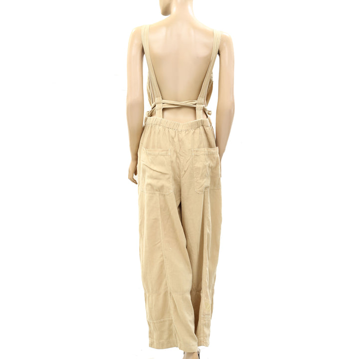 Free People Pretty Simple Utility Jumpsuit Dress