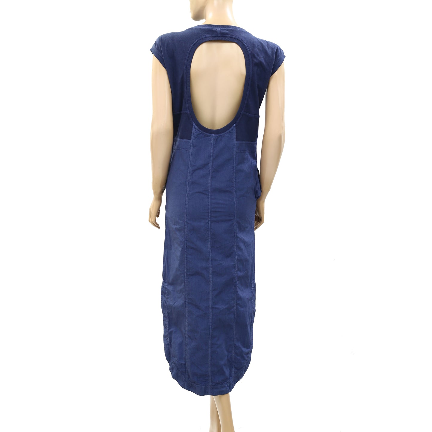 Daily Practice by Anthropologie Denim Cutout Midi Dress