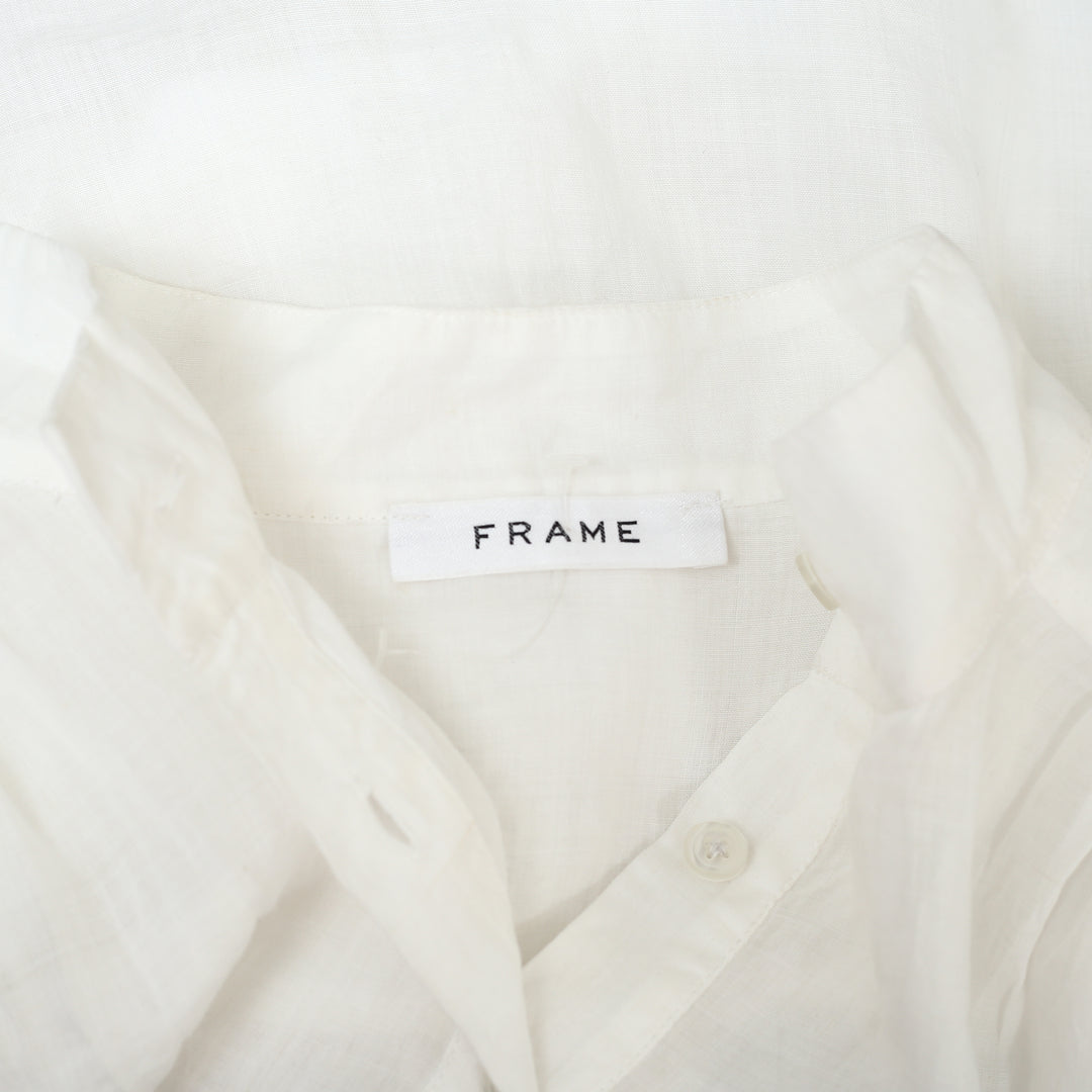 Frame White Tunic Shirt Top