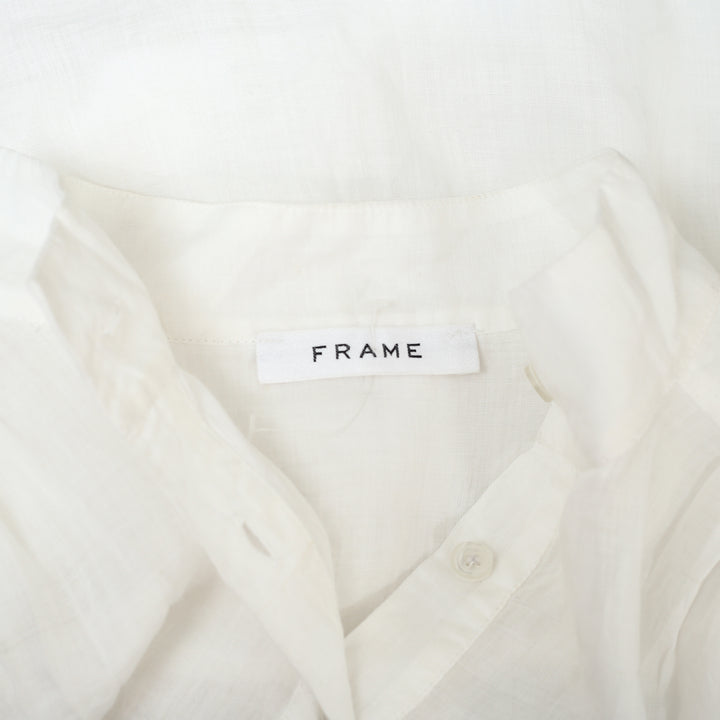 Frame White Tunic Shirt Top