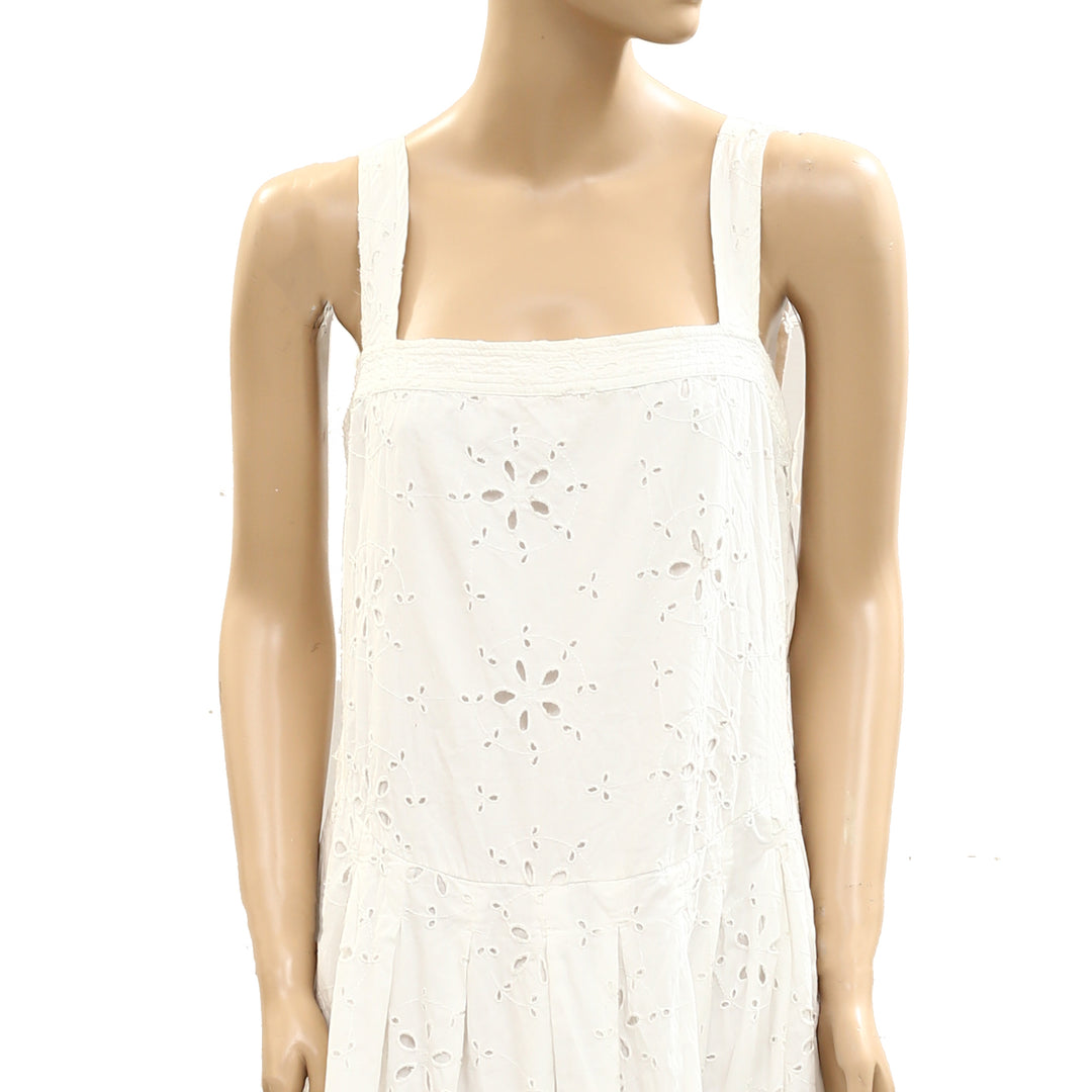 Free People Primavera Eyelet Midi Dress