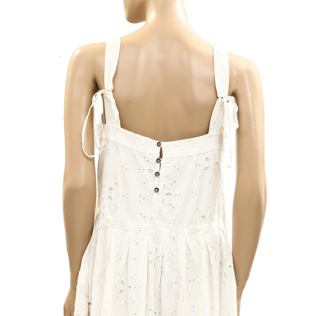 primavera eyelet midi dress Free People Primavera Eyelet Midi Dress
