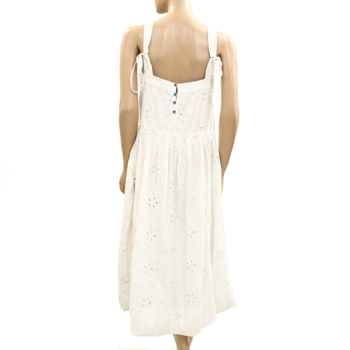 Free People Primavera Eyelet Midi Dress