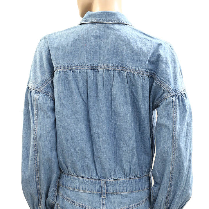 Free People We The Free Zodiac Chambray One-Piece Romper