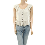 BDG Urban Outfitters Solid Blouse Top
