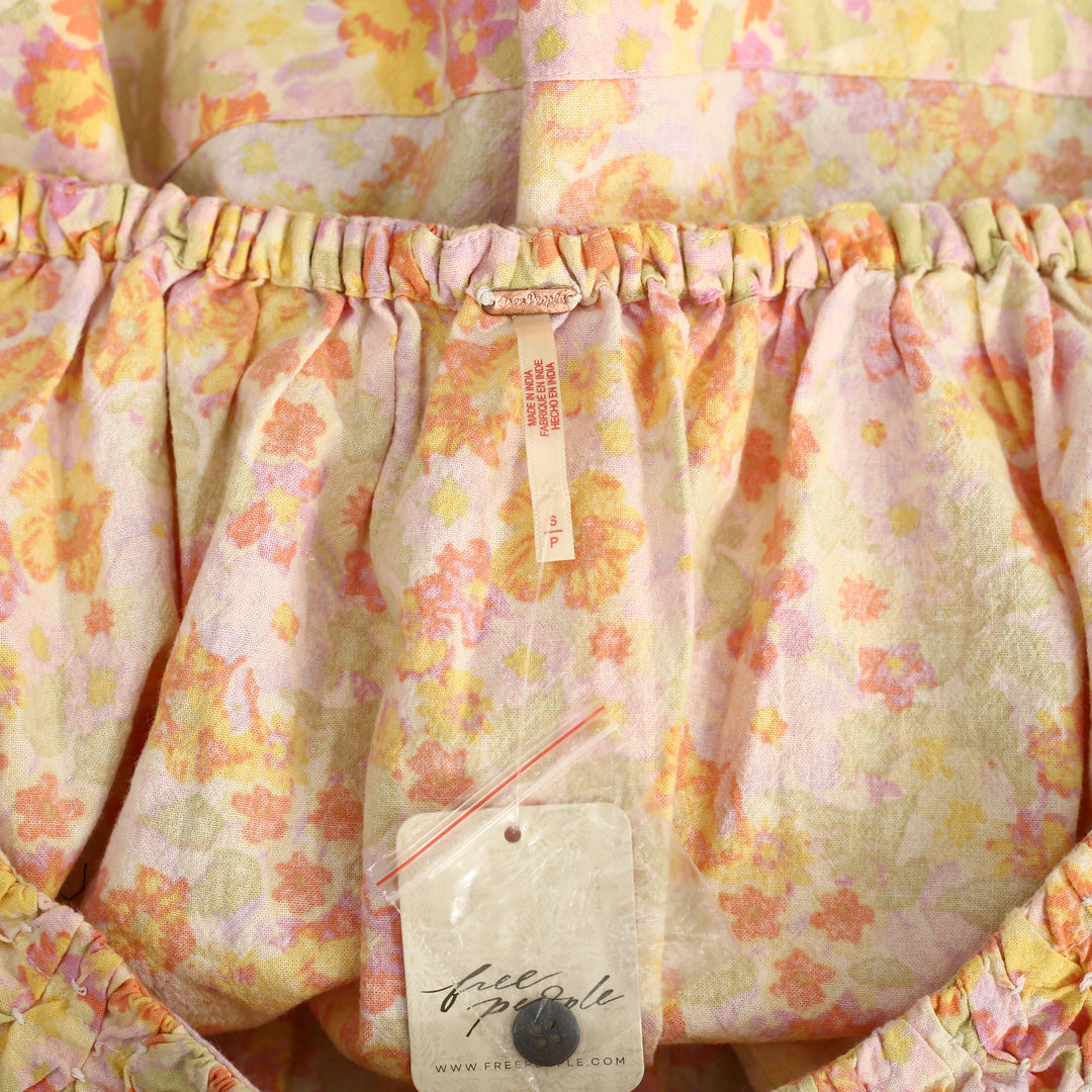 Free People James Smock Cropped Top