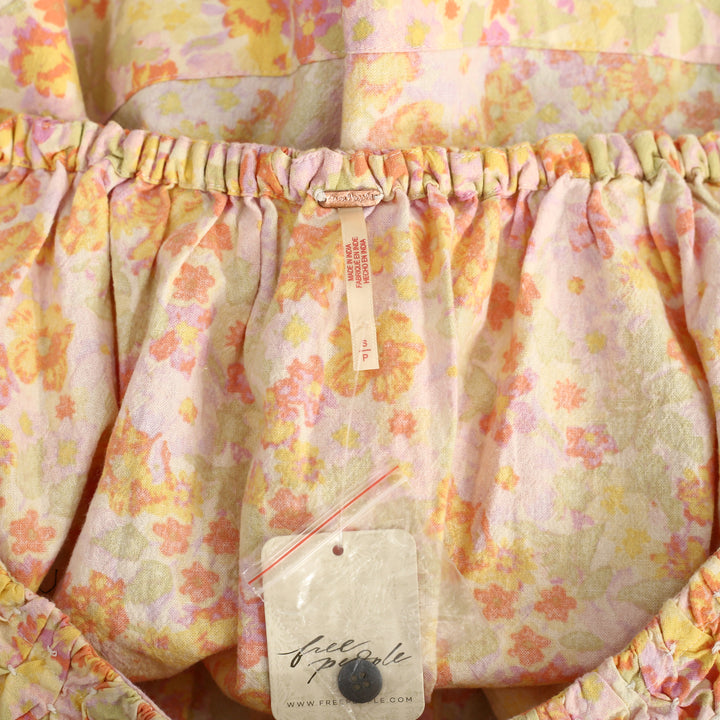 Free People James Smock Cropped Top