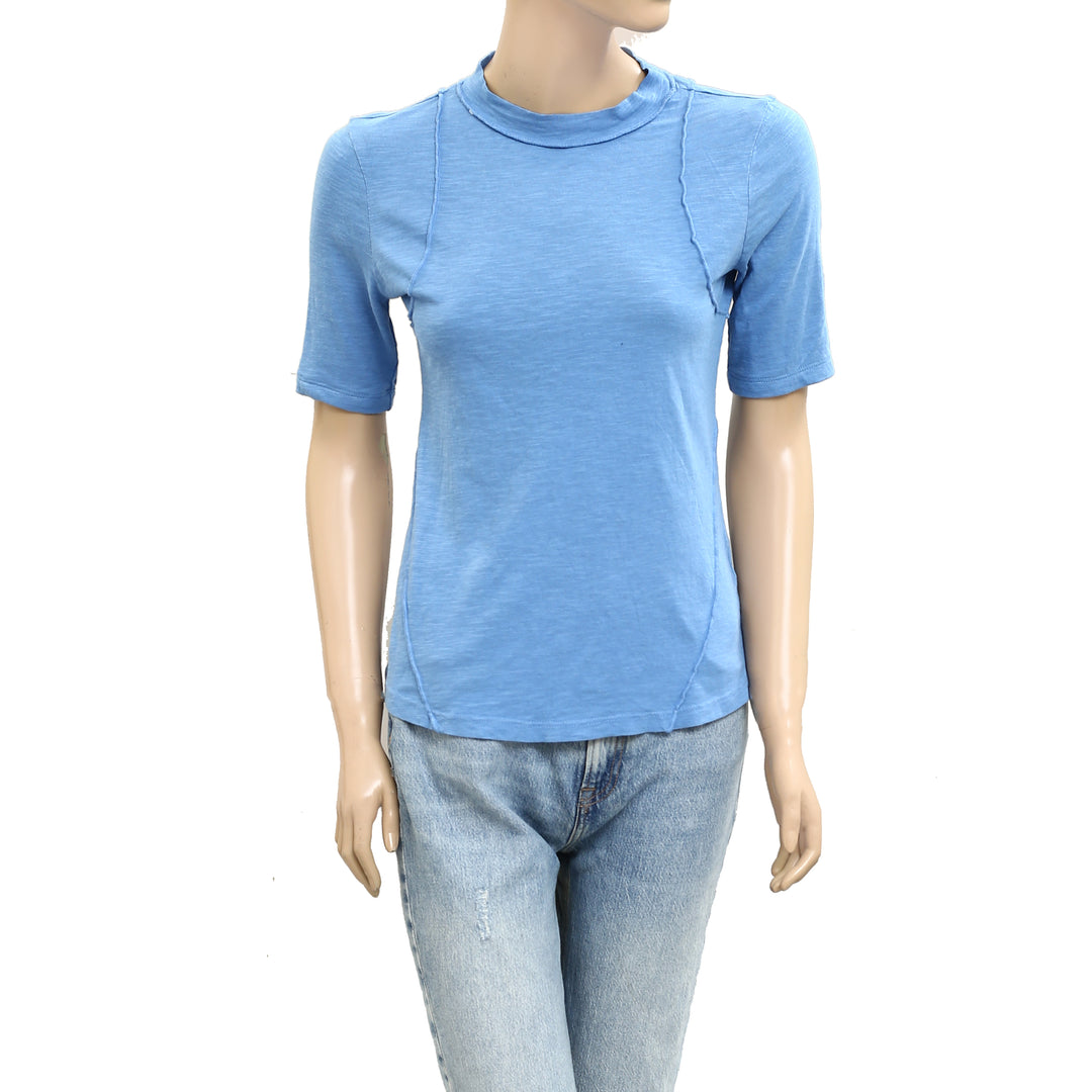 Anthropologie Pilcro Round Neck Tee Tunic Top