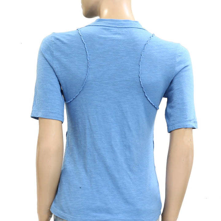 Anthropologie Pilcro Round Neck Tee Tunic Top