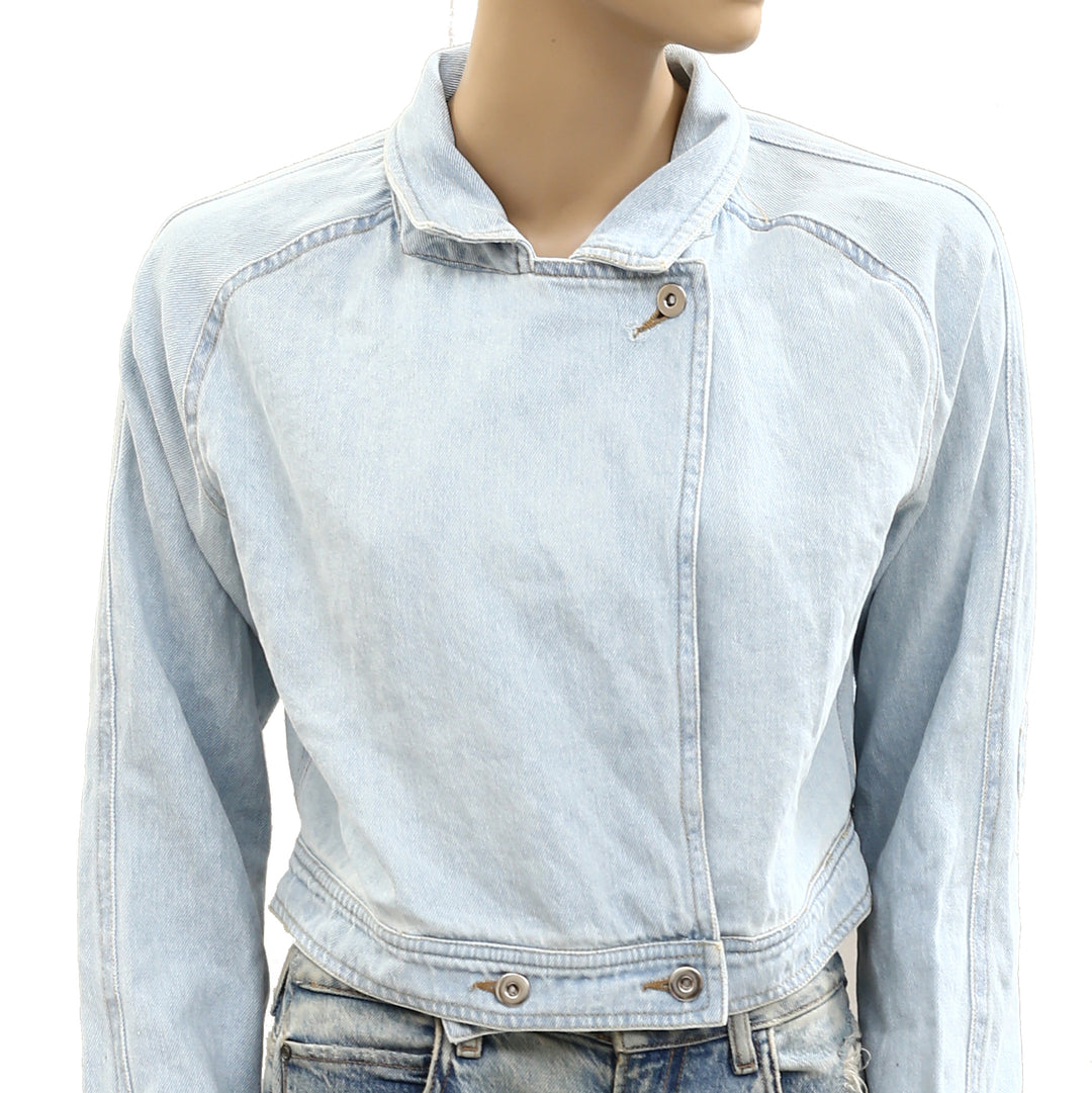 Kerri Rosenthal Denim Jacket Top
