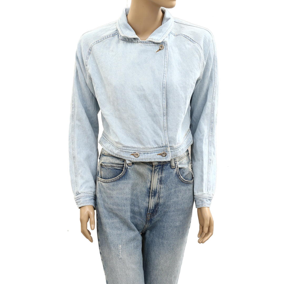 Kerri Rosenthal Denim Jacket Top