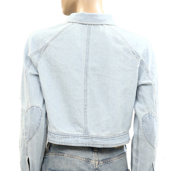 Kerri Rosenthal Denim Jacket Top