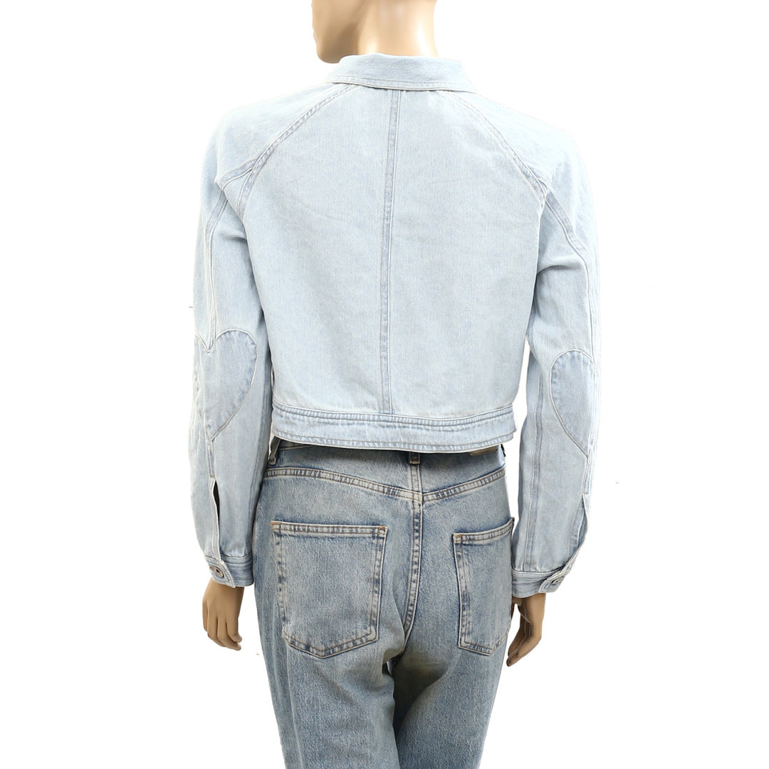 Kerri Rosenthal Denim Jacket Top