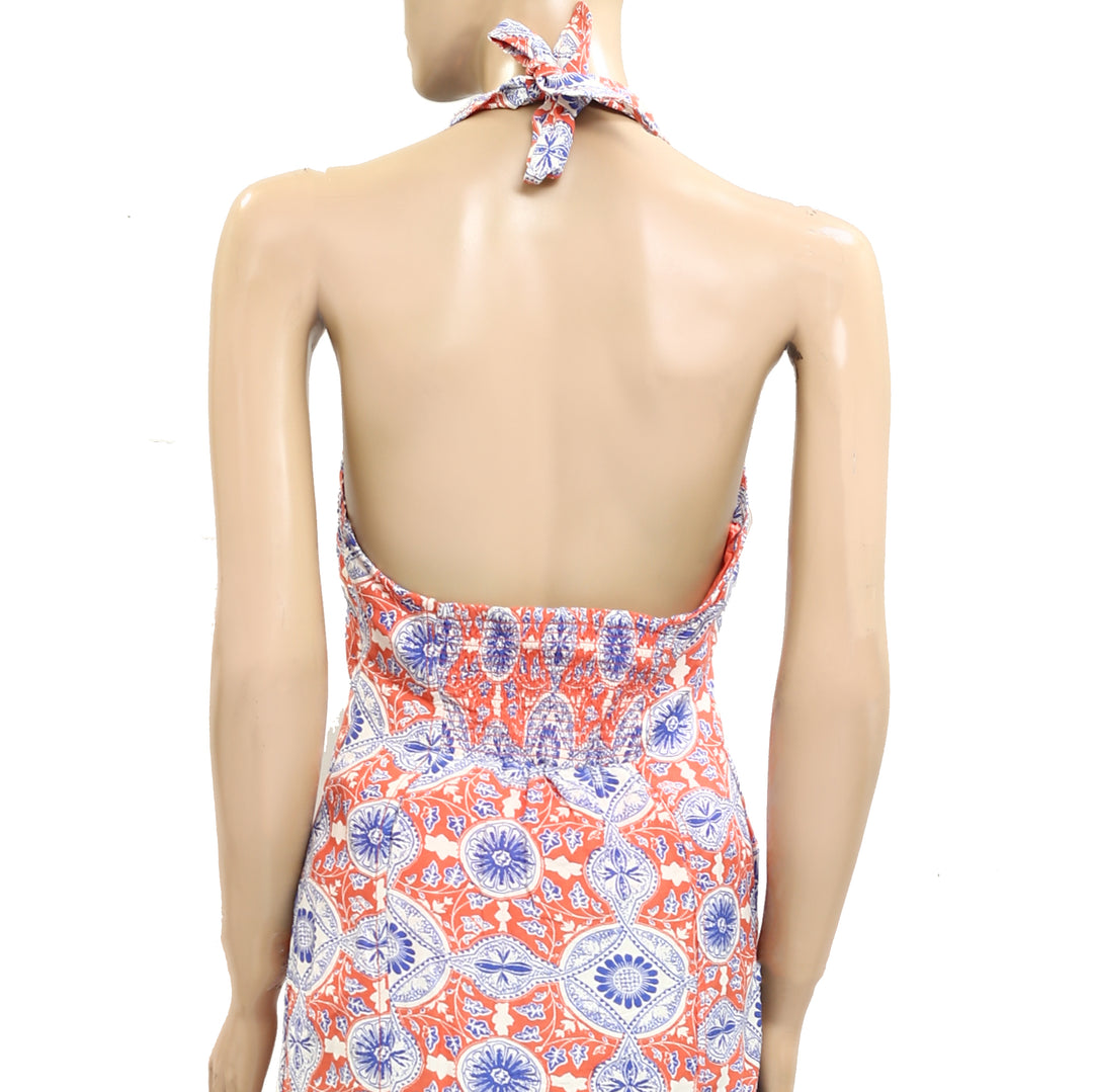 maeve sleeveless halter mini dress Maeve Twist Halter Tie-Neck Mini Dress at MarketFair Shoppes in Princeton, NJ