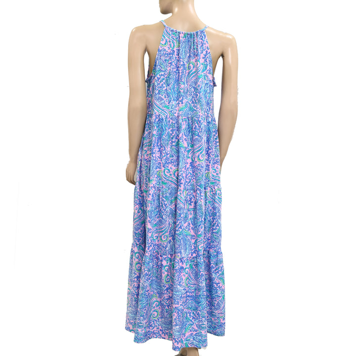 Lilly Pulitzer Maribella Halter Maxi Dress