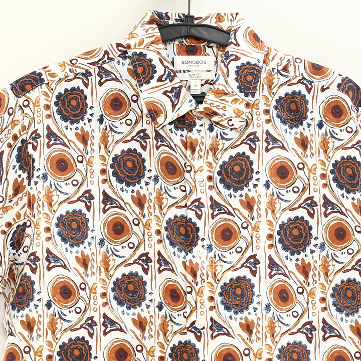 Bonobos Riviera Linen Short Sleeve Men's Shirt