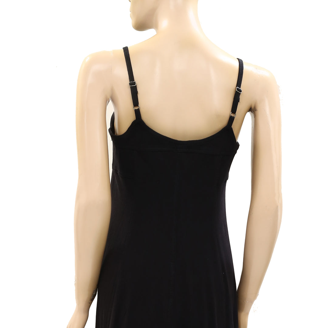 By Anthropologie Sleeveless Asymmetrical-Hem Midi Dress