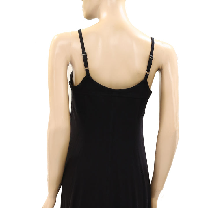 By Anthropologie Sleeveless Asymmetrical-Hem Midi Dress