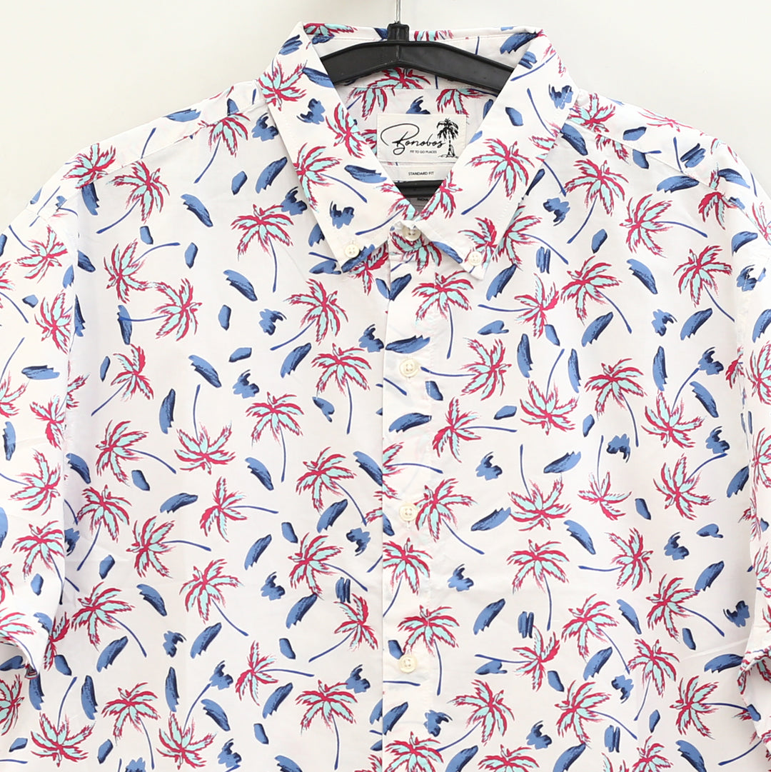 Bonobos Riviera Short Sleeve Floral Printed Men's Shirt