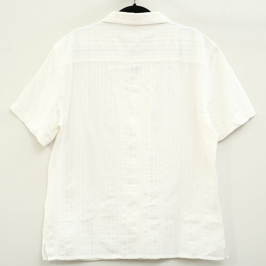 Bonobos Resort Riviera Braided Striped Cotton Camp Shirt