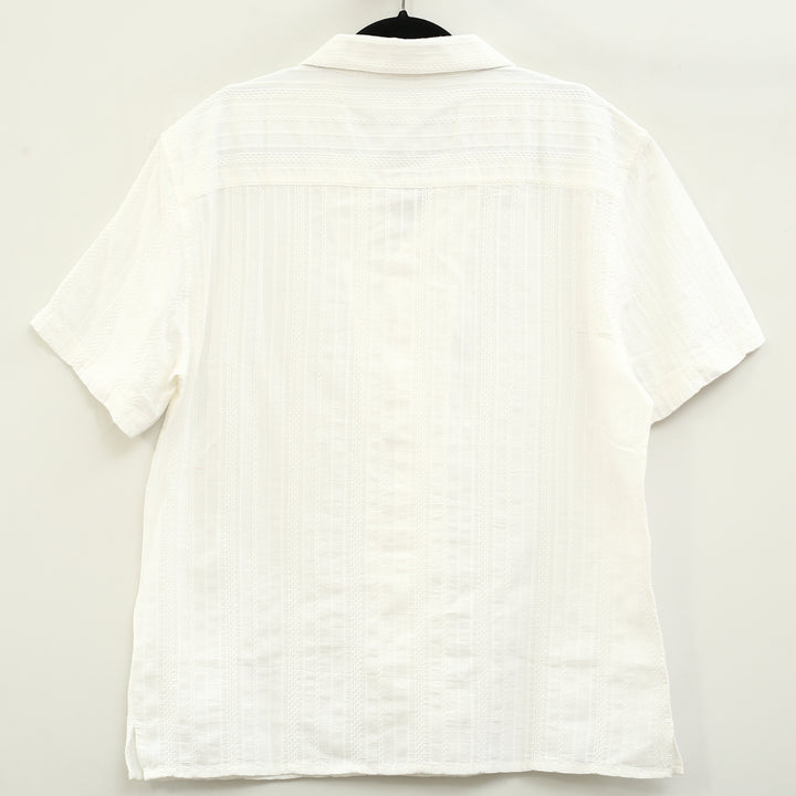 Bonobos Resort Riviera Braided Striped Cotton Camp Shirt