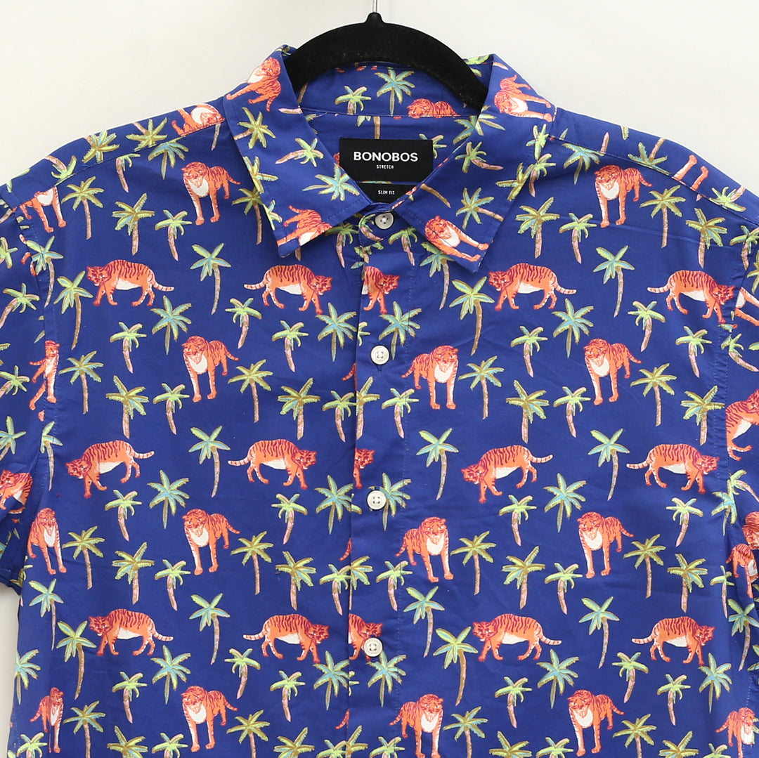 Bonobos Stretch Riviera Short Sleeve Men's Shirt