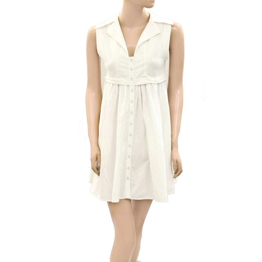 Daily Practice by Anthropologie Collared Coastal Mini Dress