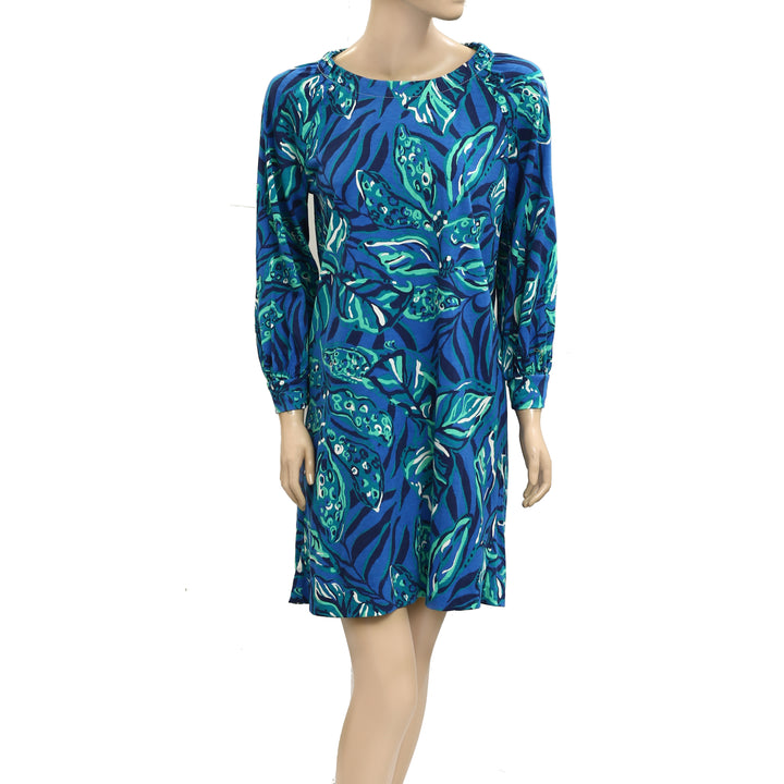 Lilly Pulitzer Elianna Cotton T-Shirt Tunic Mini Dress