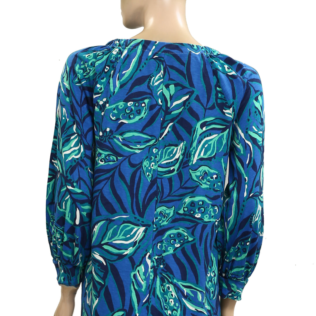 Lilly Pulitzer Elianna Cotton T-Shirt Tunic Mini Dress