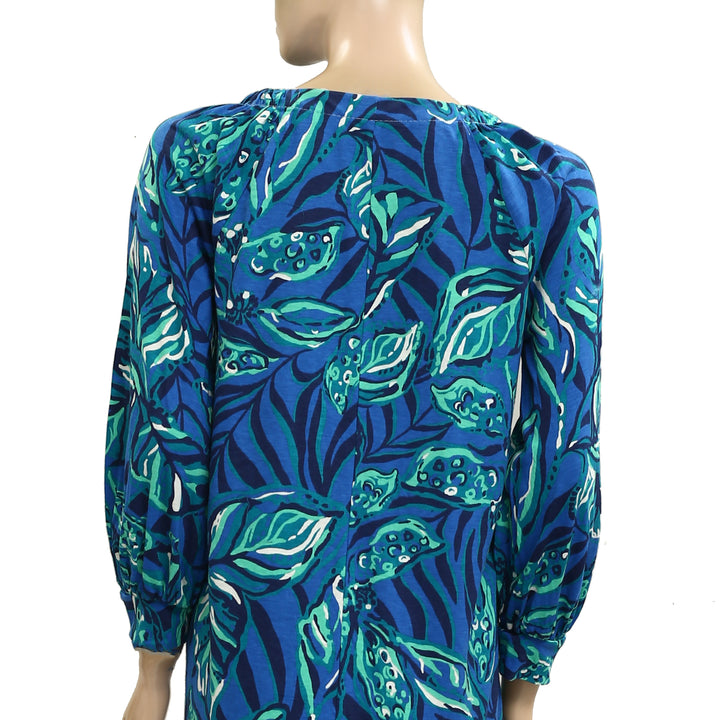 Lilly Pulitzer Elianna Cotton T-Shirt Tunic Mini Dress