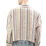 Kerri Rosenthal Sherri Stripe Shirt Blouse Top