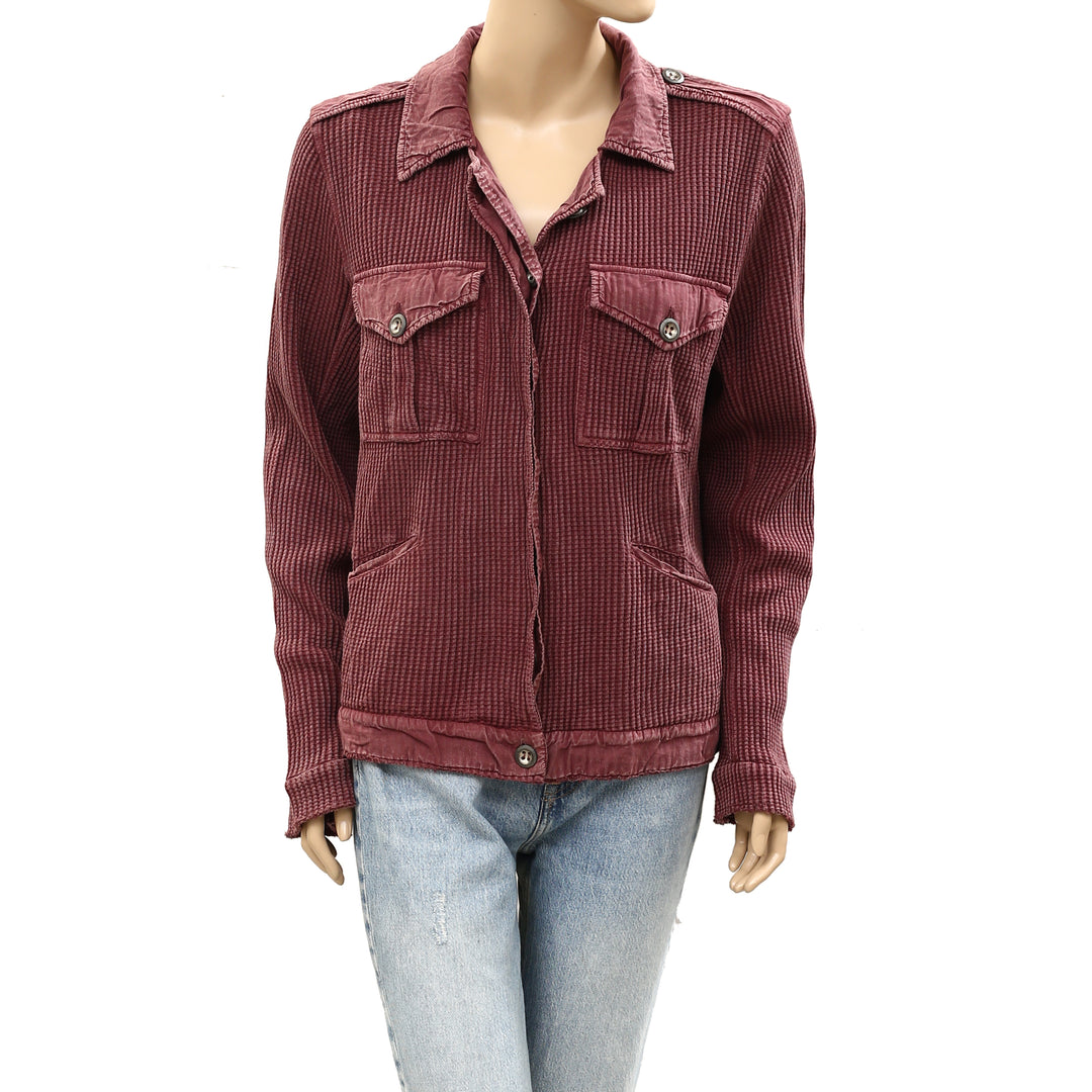 Free People FP One Logan Jacket Shirt Top
