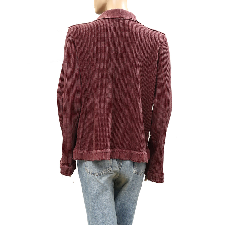 Free People FP One Logan Jacket Shirt Top