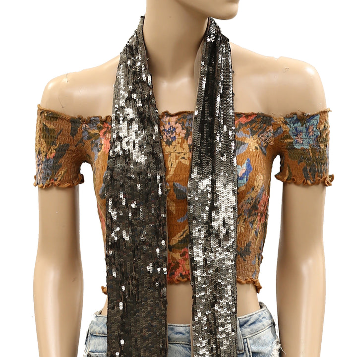 IKKS SEQUIN EMBELLISHED Longer Scarf