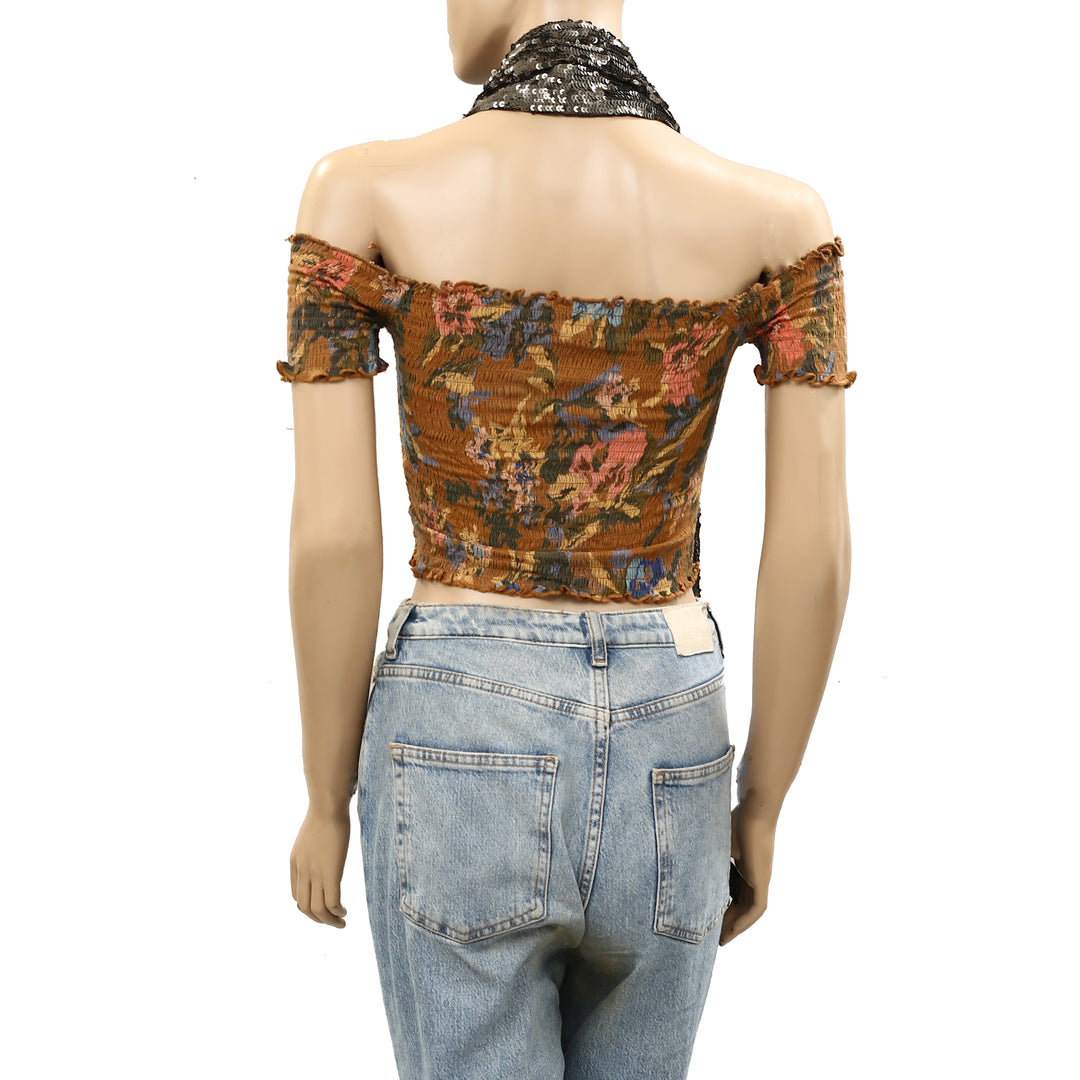 IKKS SEQUIN EMBELLISHED Longer Scarf