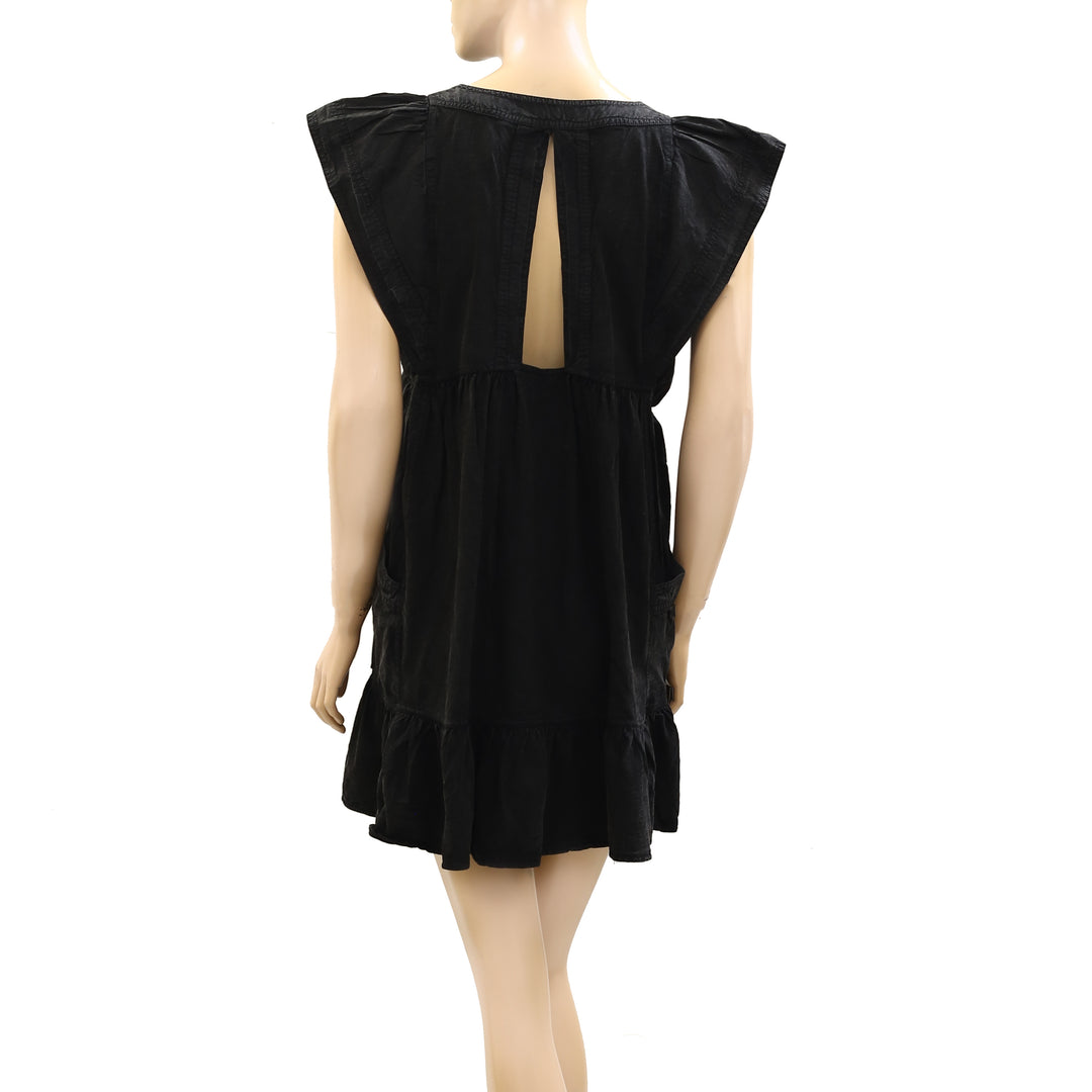 anthropologie black dress short Black Mini Dresses