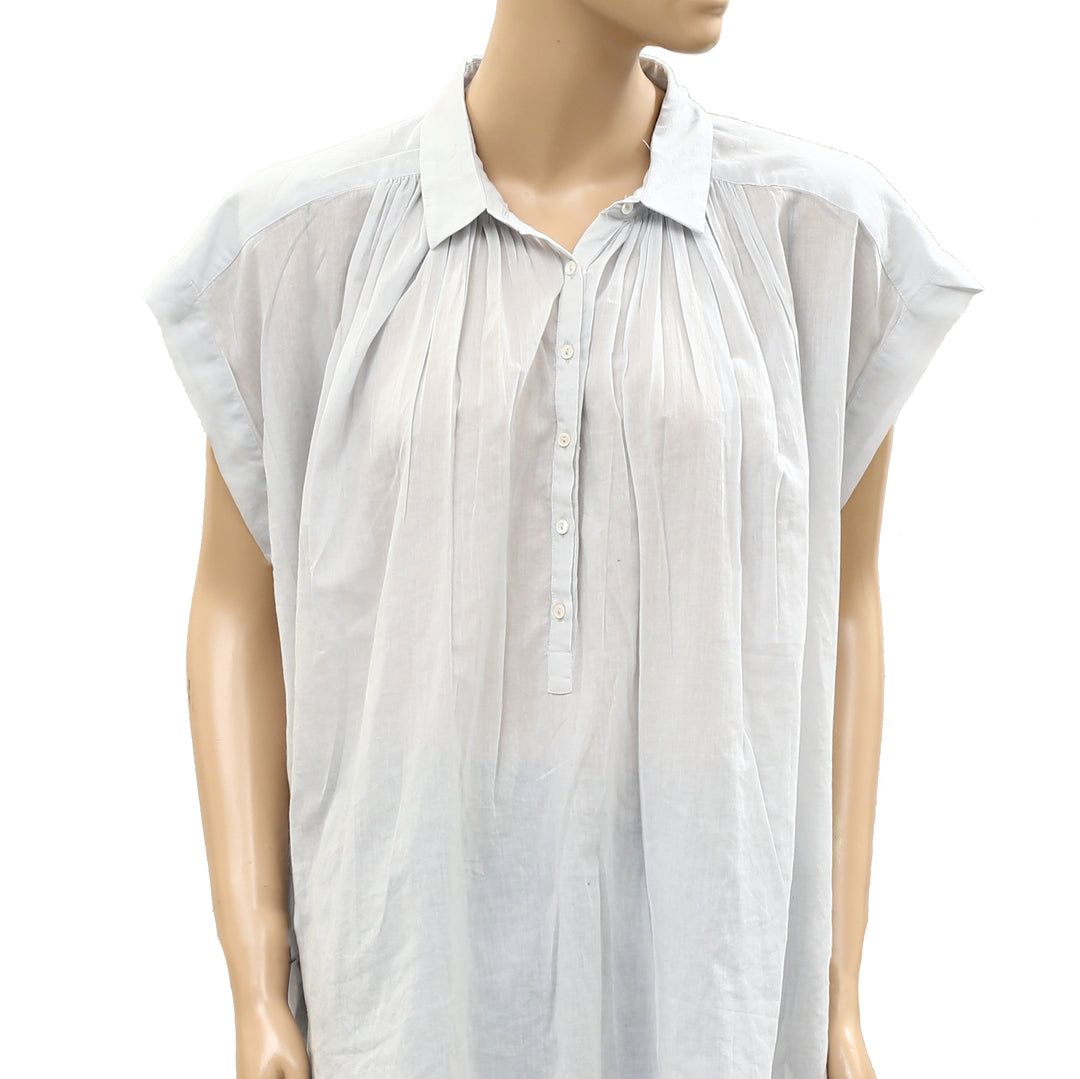 Nili Lotan Normandy Shirt Tunic Top