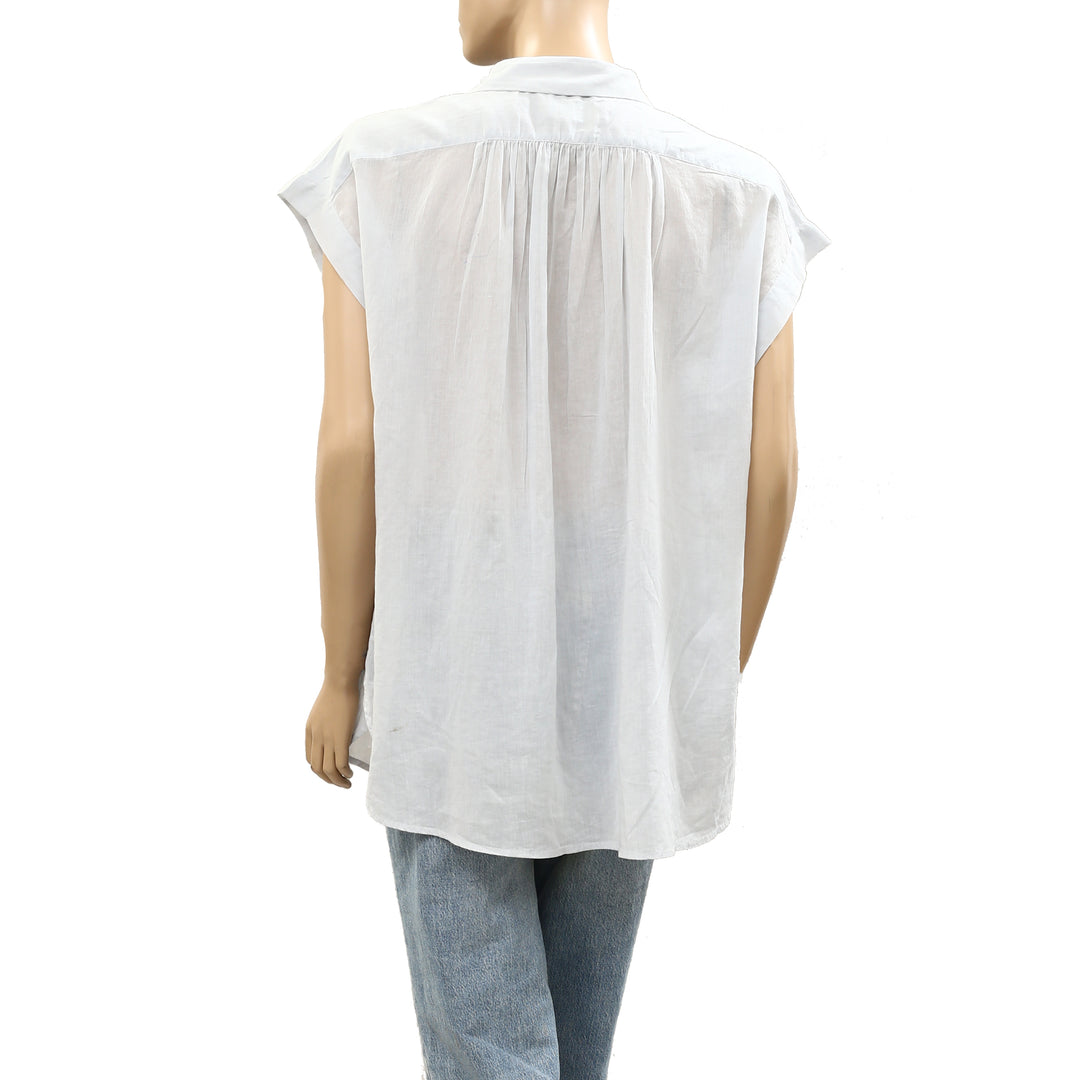 Nili Lotan Normandy Shirt Tunic Top