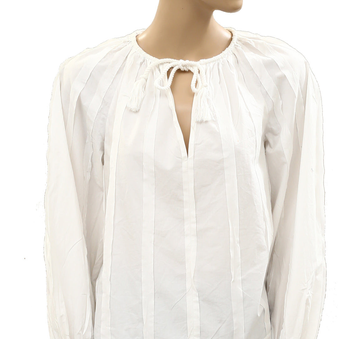 Ulla Johnson Juliette Cotton Blouse Top