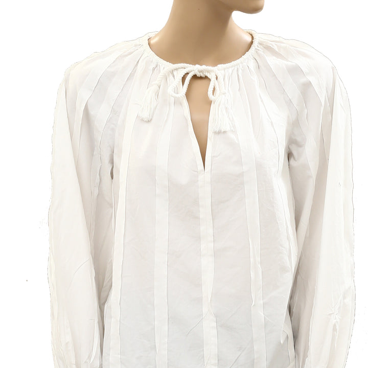 Ulla Johnson Juliette Cotton Blouse Top