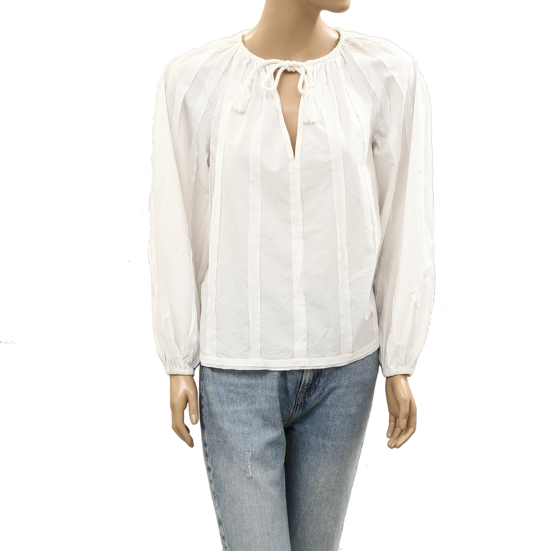 Ulla Johnson Juliette Cotton Blouse Top