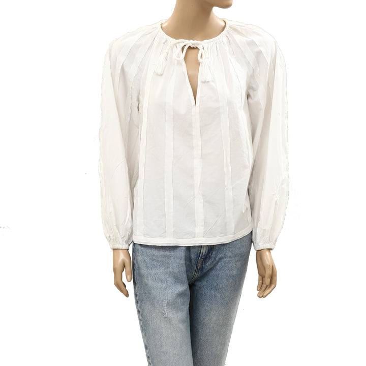 Ulla Johnson Juliette Cotton Blouse Top