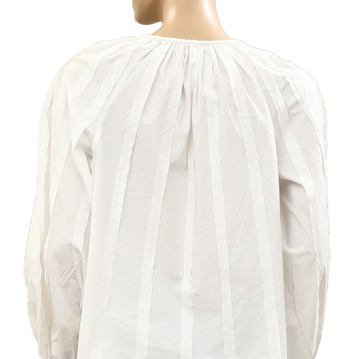 Ulla Johnson Juliette Cotton Blouse Top