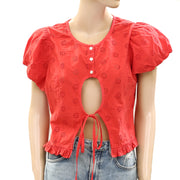 Sandy Liang Cameo Blouse Top