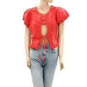 Sandy Liang Cameo Blouse Top