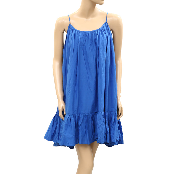 Rhode Resort Nala Ruffle Cotton Voile Mini Dress