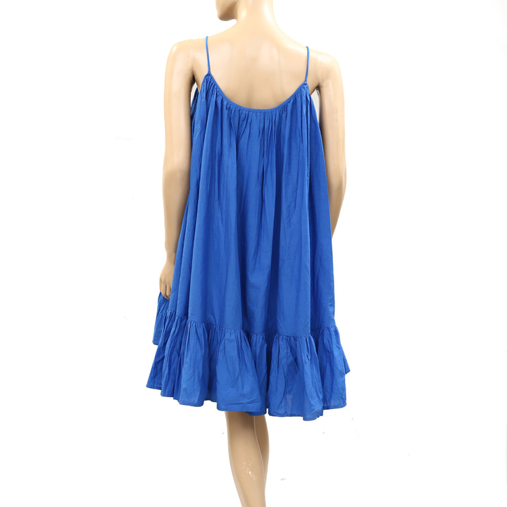 Rhode Resort Nala Ruffle Cotton Voile Mini Dress