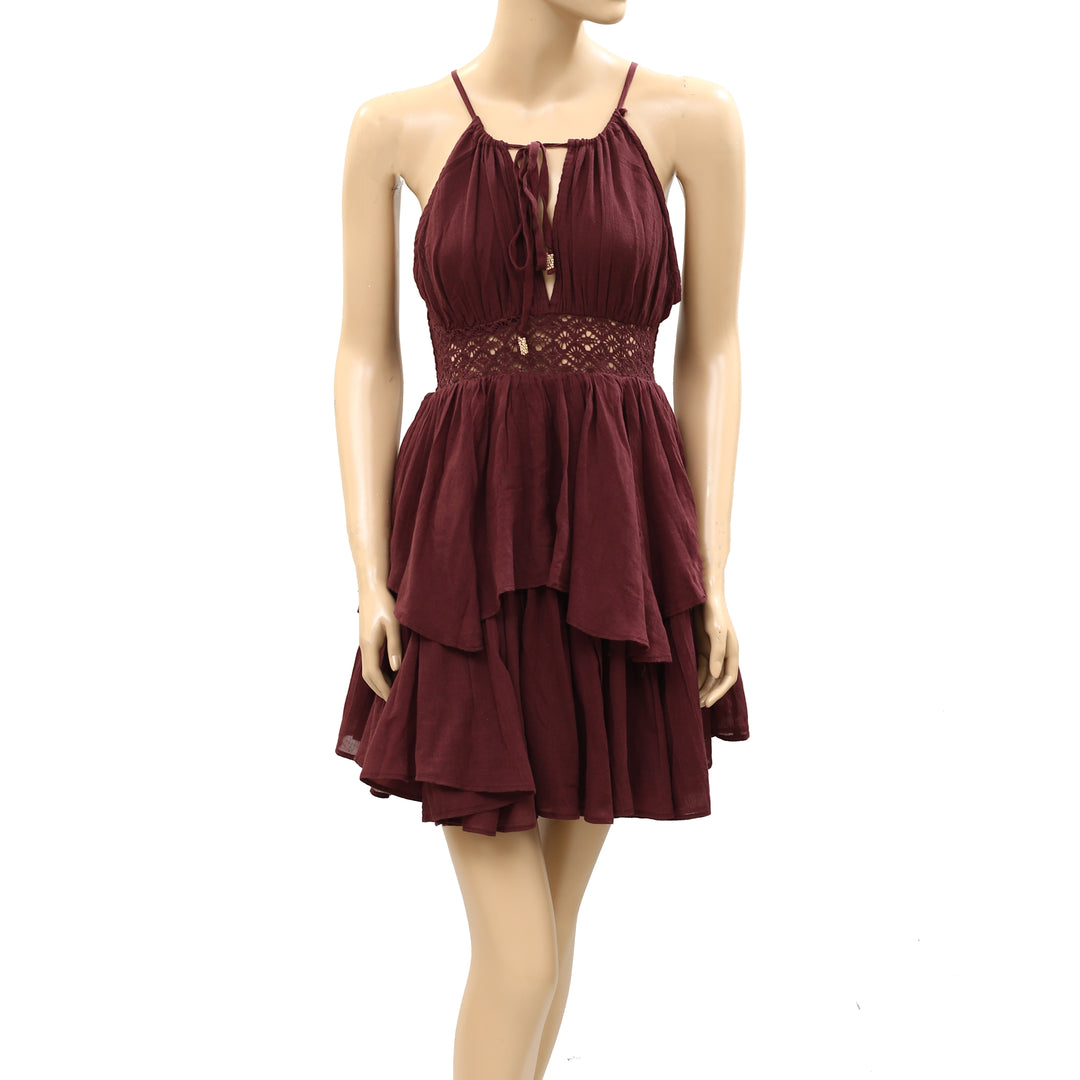 free people sheer dress Free People Free-Est Whispering Waves Mini Dress – White Chocolate Couture