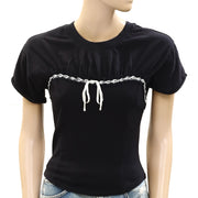 Free People Take A Bow Tee Blouse Top