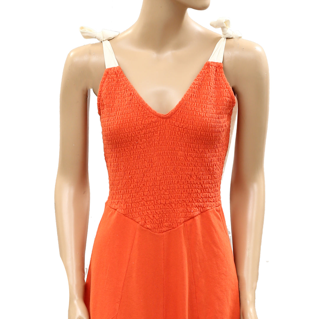 Free People Free-Est Cecelia Solid Midi Dress